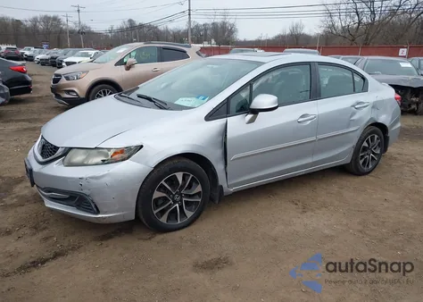 2013 Honda Civic Ex z USA, uszkodzony, nr VIN 2HGFB2F85DH532716
